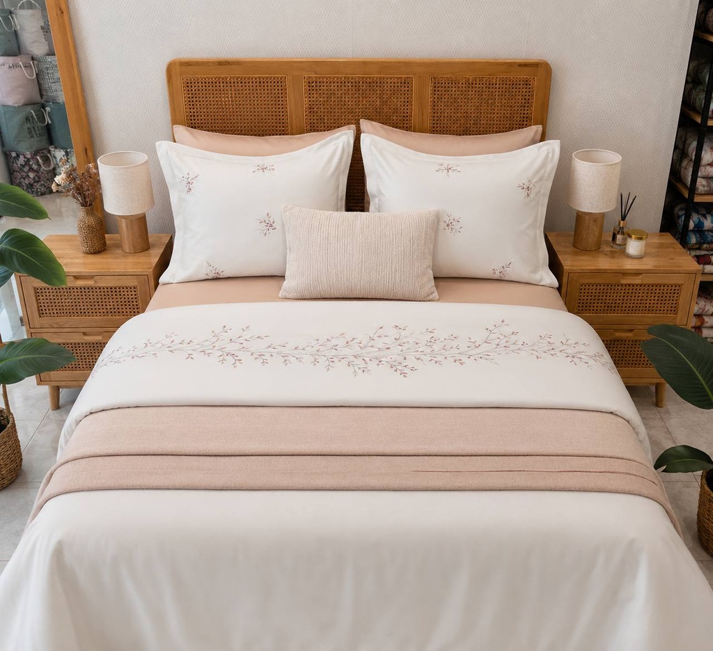 Housse de couette Satin EMAS HOME 