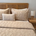Couvre lit Sarmasik 4 pcs Beige