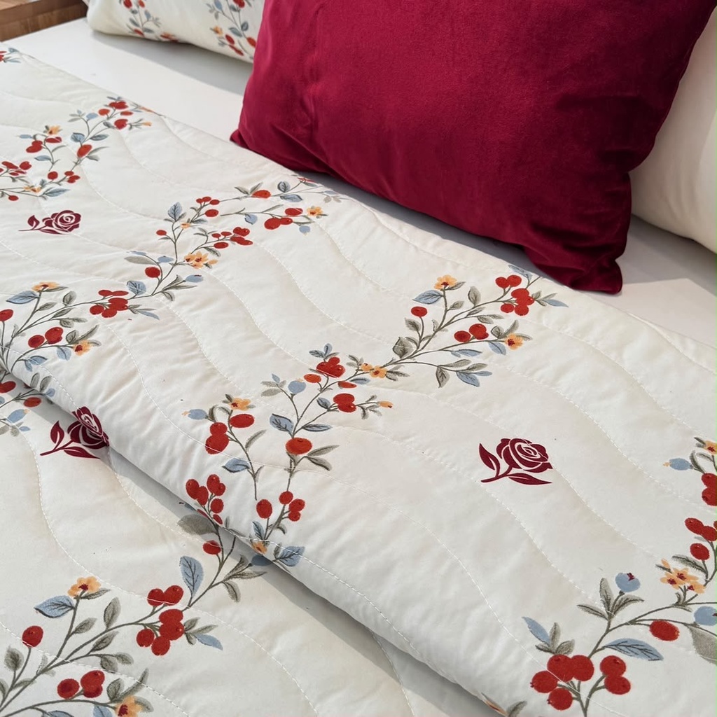 Couvre lit 3 pieces Rosalie