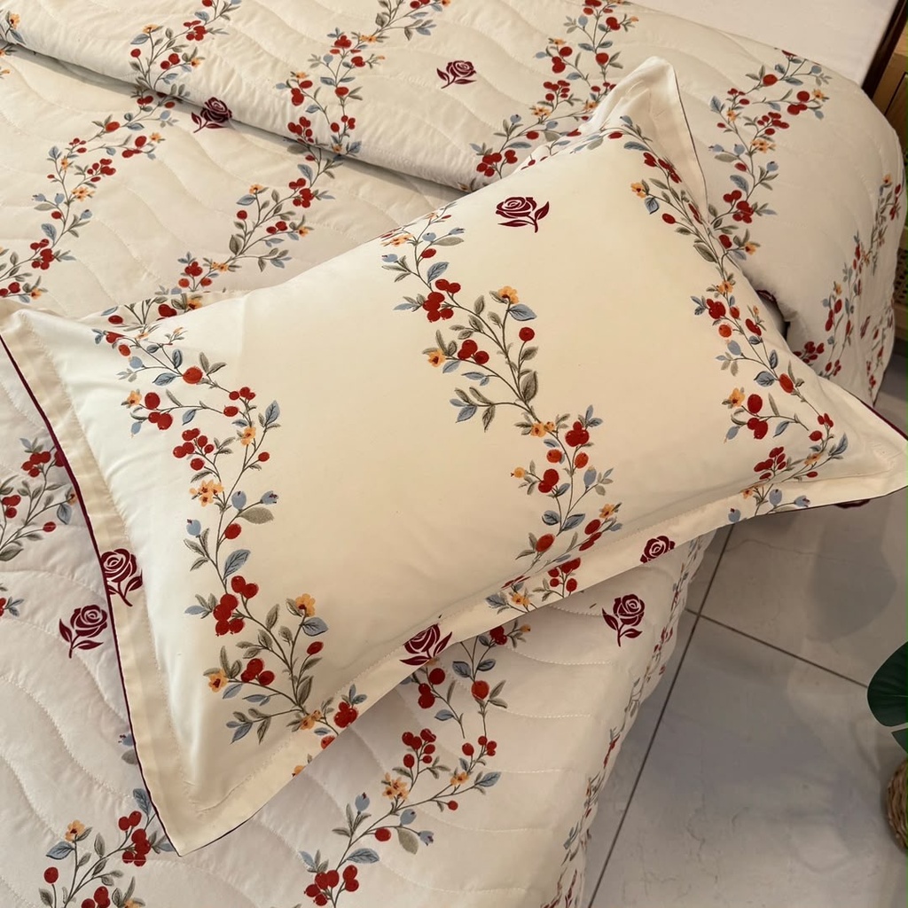 Couvre lit 3 pieces Rosalie