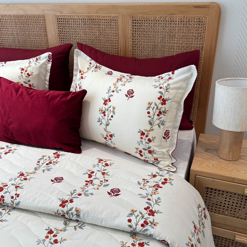 Couvre lit 3 pieces Rosalie