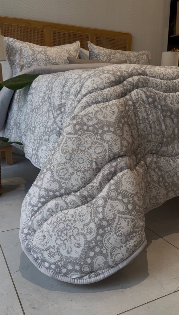 Couette 4 Pieces - Elegance grise