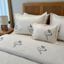 Couvre lit 4 pieces EMAS HOME Perla Coton
