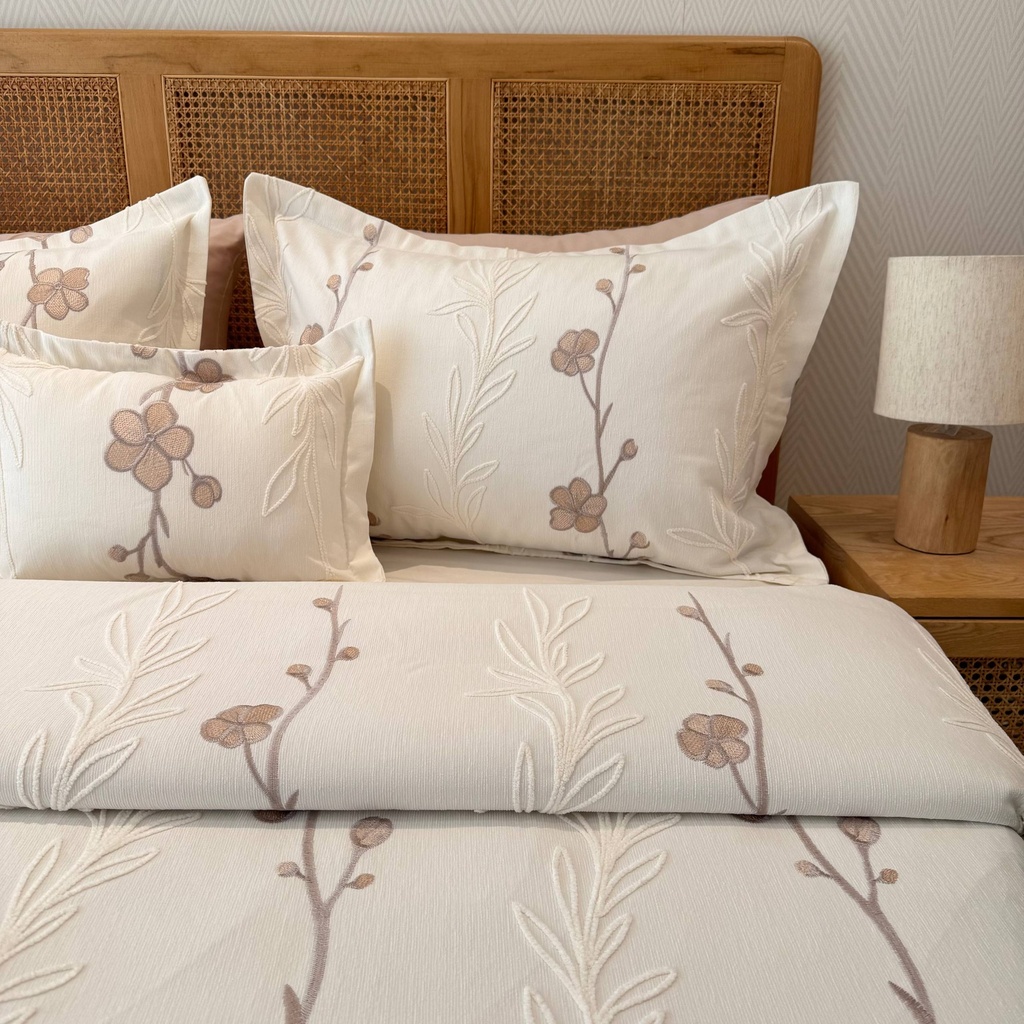 Couvre lit 4 pieces EMAS HOME Sakura Coton