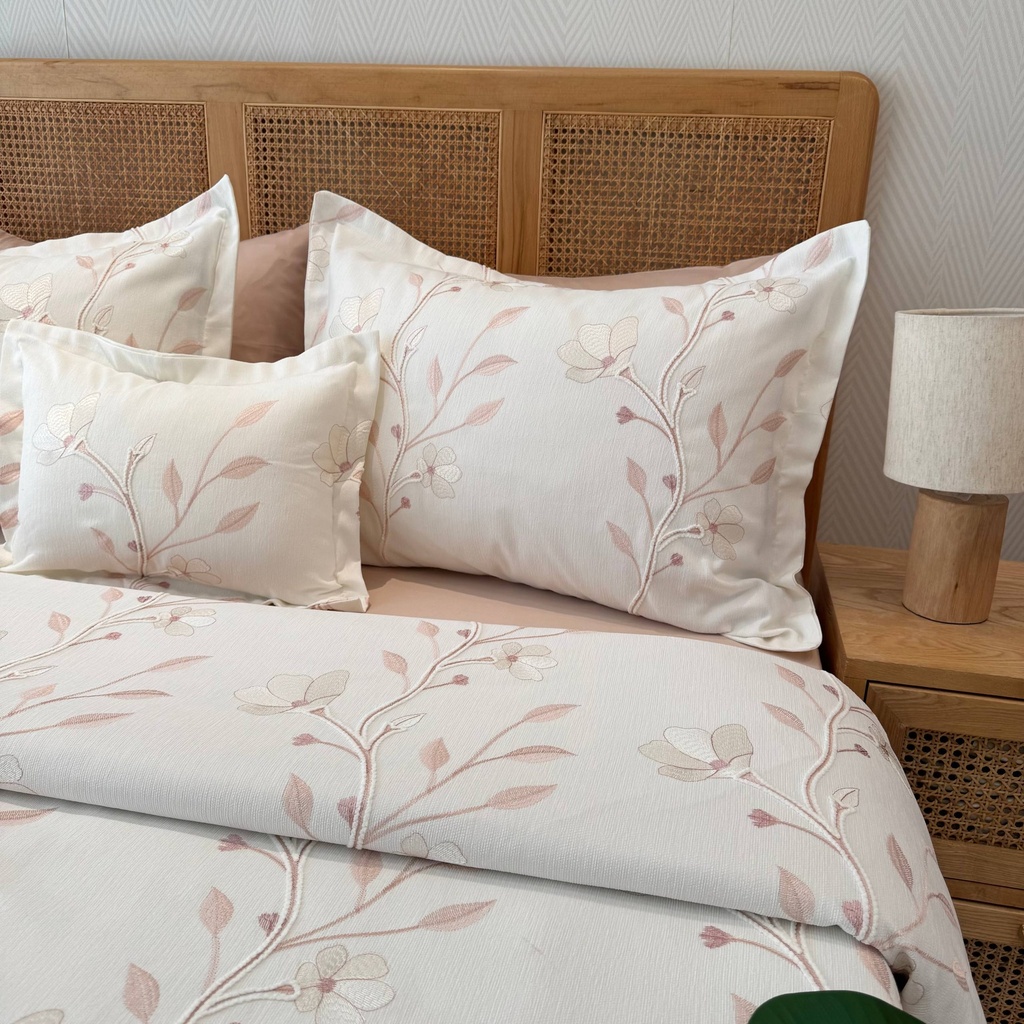 Couvre Lit Floral Botanique 4 Pieces 