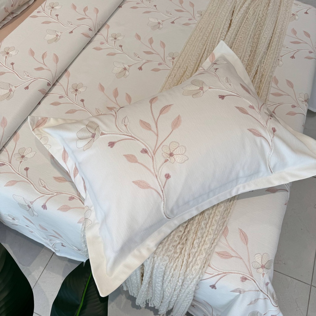 Couvre Lit Floral Botanique 4 Pieces 
