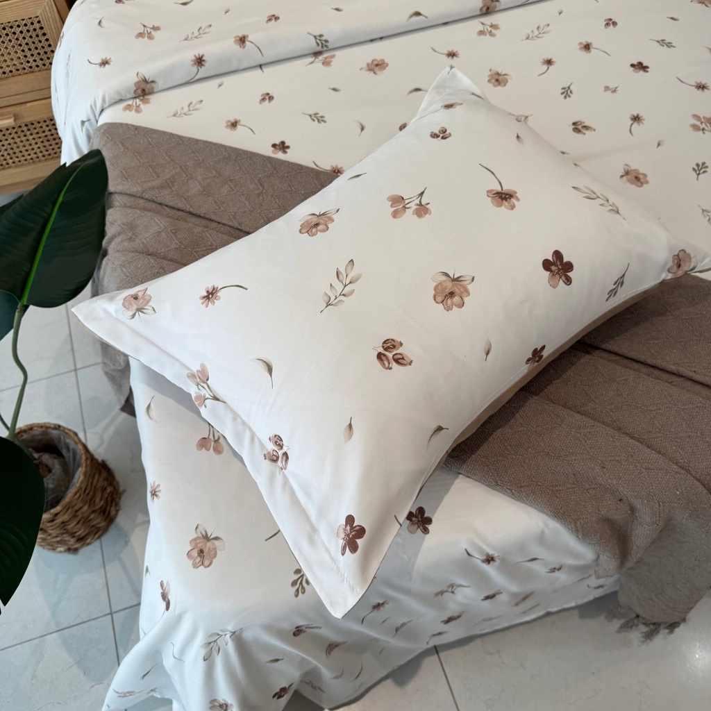 Parure de drap 6 pieces Noisette