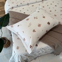 Parure de drap 6 pieces Noisette