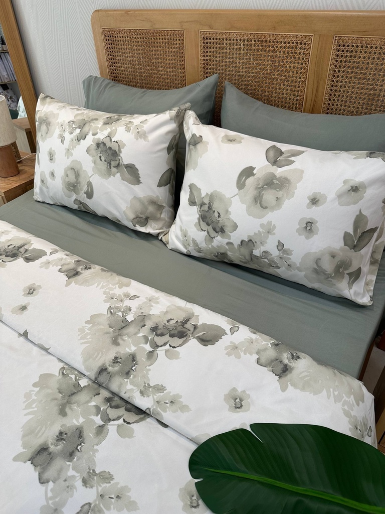 Parure de drap 6 pieces Flora Verde