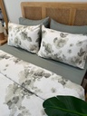 Parure de drap 6 pieces Flora Verde