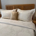 Couvre lit 6 pieces Dentelle Blanc