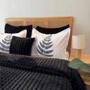 Couverture 8 pieces noire