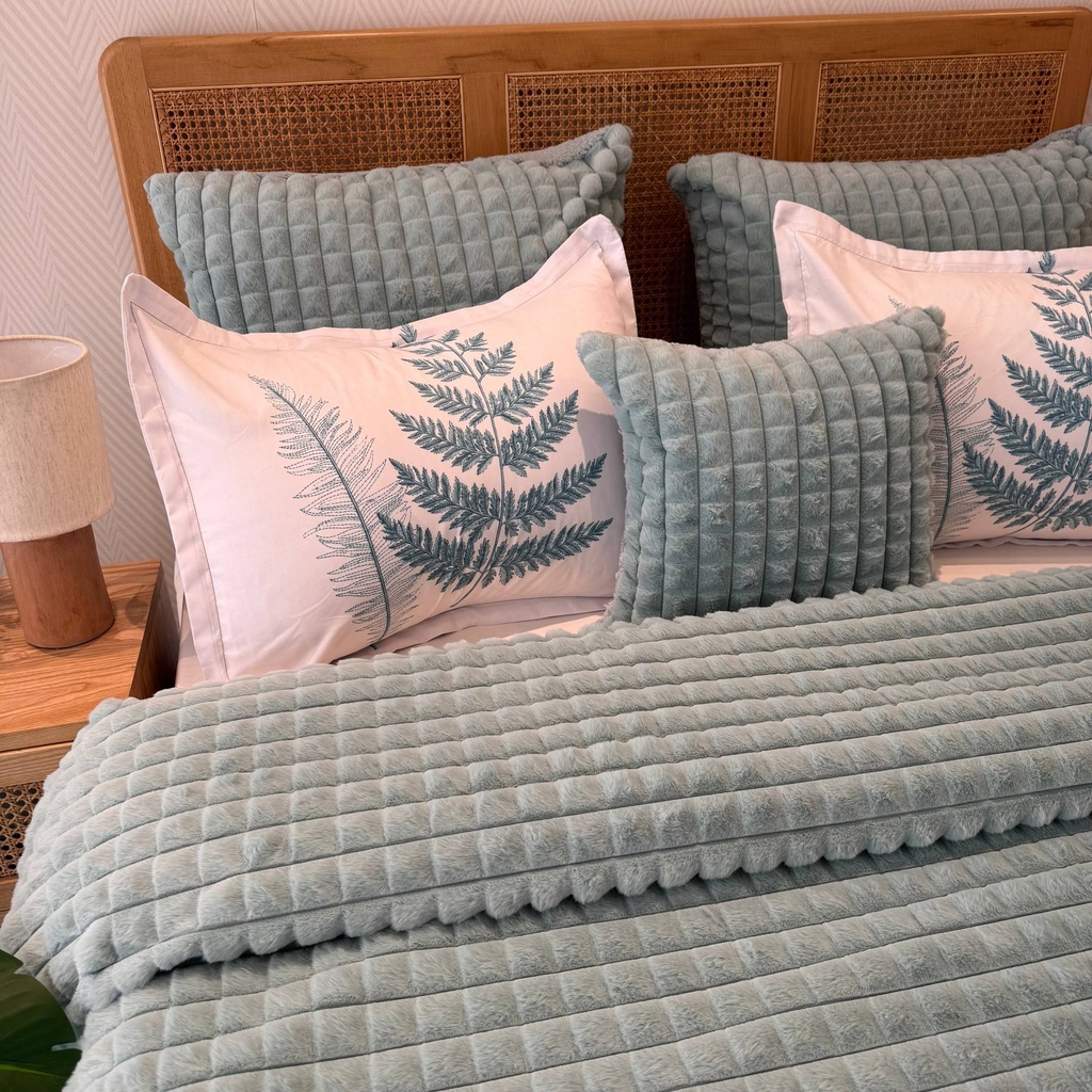 Couverture 8 pieces Vert