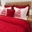 Couverture 8 pieces Rouge