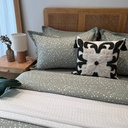 Parure de drap 6 pieces - emeraude