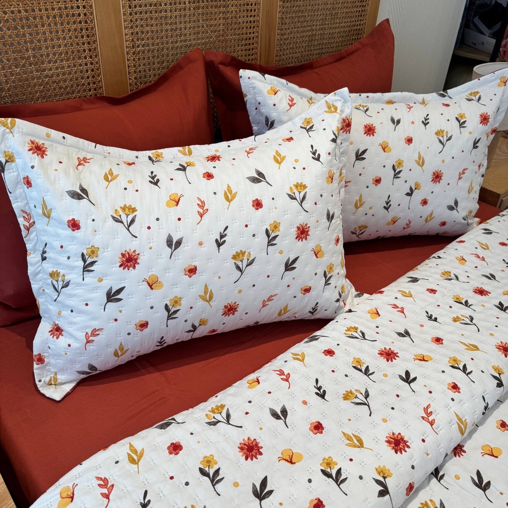 Couvre lit 3 Pieces Sunny Rouge