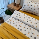 Couvre lit 3 Pieces Sunny Jaune