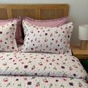 Couvre lit 3 Pieces Tulip Rose