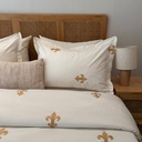 Housse de couette Brodée  EMAS HOME Fleur Impériale