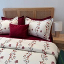 Housse de couette 6 Pieces Bordeaux