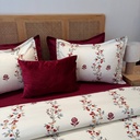 Housse de couette 6 Pieces Bordeaux