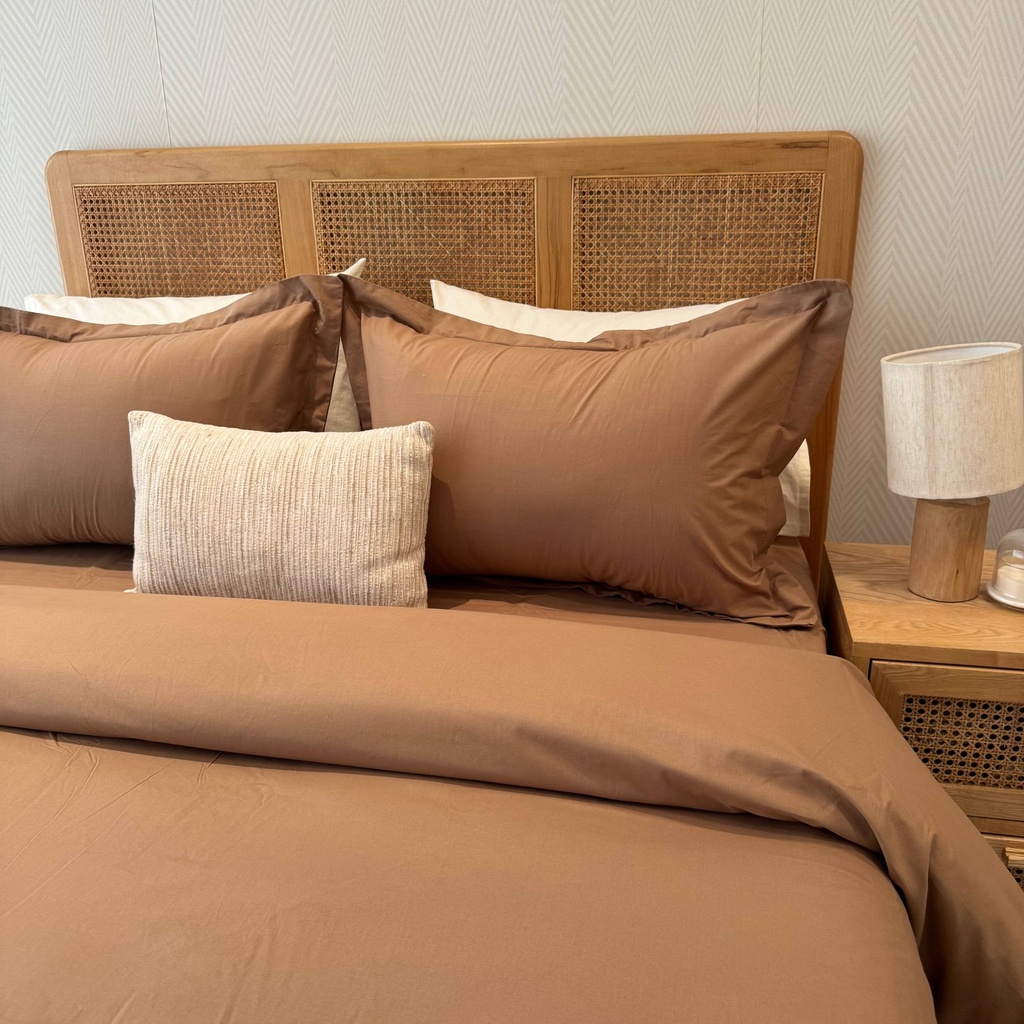 Housse de couette marron 4 pieces