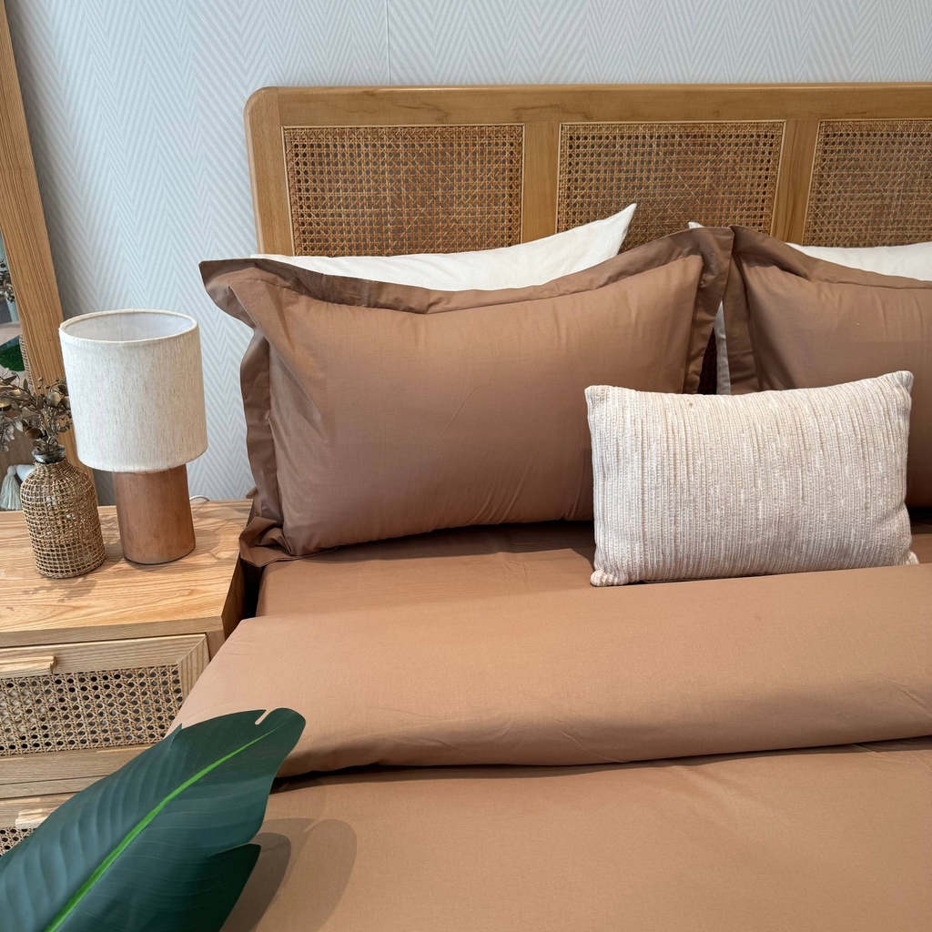 Housse de couette marron 4 pieces
