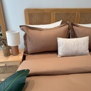 Housse de couette marron 4 pieces