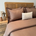 Parure de drap Satin Marron