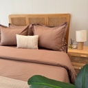 Parure de drap Satin Marron