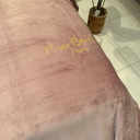 Couverture Piere Cardin 1 place Rose poudre