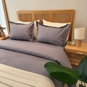 Housse de couette 4 pieces gris anthtacite