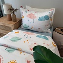 Drap enfant 3 pieces ciel nuages