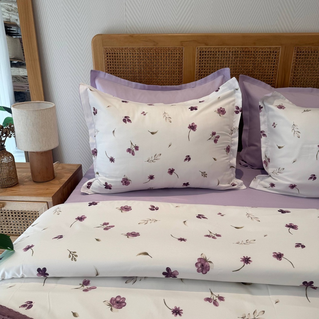 Parure de drap 6 pieces petites fleurs 