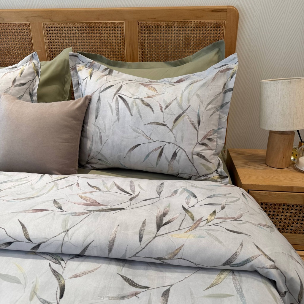 Parure de drap 6 pieces feuillage delicat