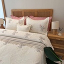 Housse de couette 4 Pieces Pique Royal Rose