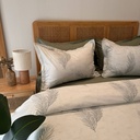 Housse de couette 6 Pieces Emas Home Vert