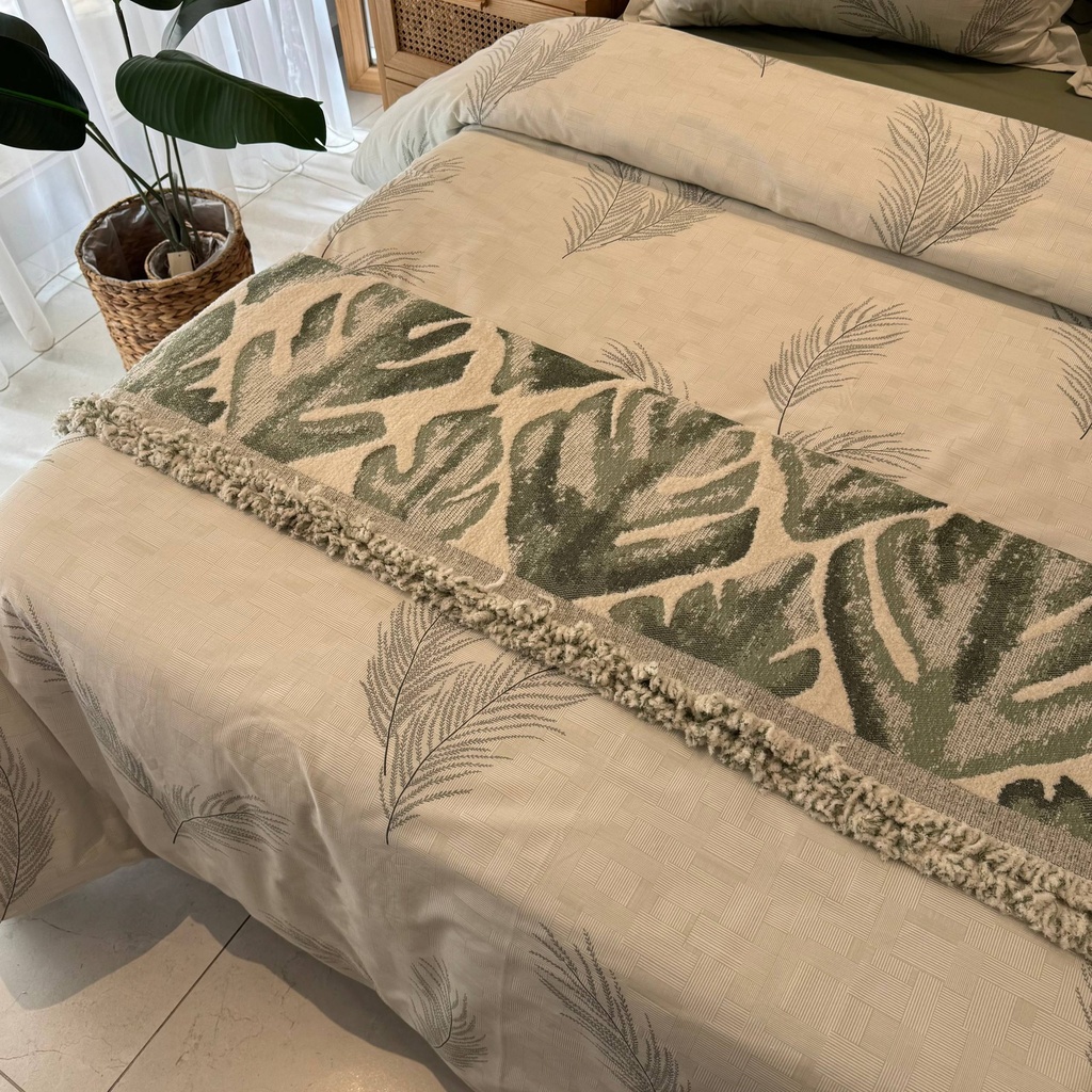 Housse de couette 6 Pieces Emas Home Vert