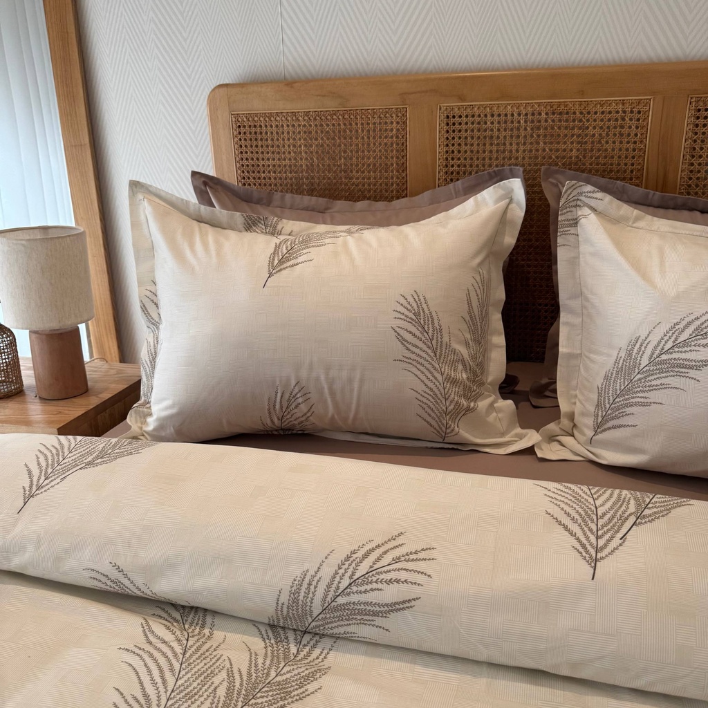 Housse de couette 6 Pieces Emas Home Marron