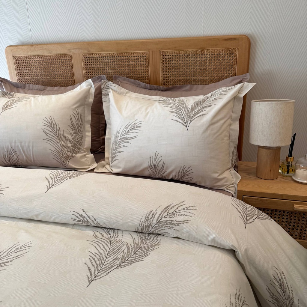 Housse de couette 6 Pieces Emas Home Marron