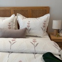 Couvre lit 6 pieces floral geometrique