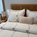 Couvre lit 6 pieces floral vertical