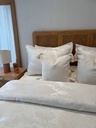 Couvre lit 6 pieces zumrut blanc
