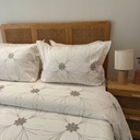 Couvre lit 6 pieces duru fleurs