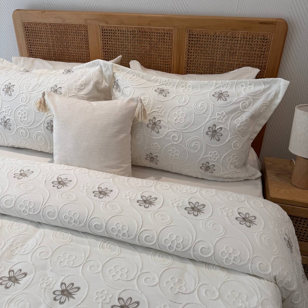 Couvre lit 6 pieces duru papillon 