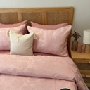 Couvre lit 6 pcs yaprak rose 
