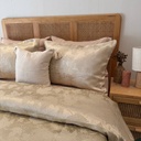 Couvre lit 6 pcs yaprak beige2