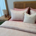 Couvre lit irume 6 pieces rose
