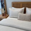 Couvre lit irume 6 pieces blanc