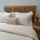 Couvre lit irume 6 pieces blanc